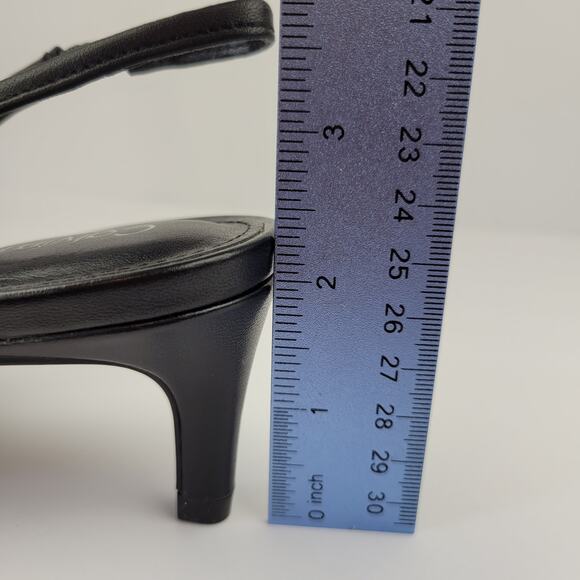 Calvin Klein Dainty2 Slingback Pointy Toe Pumps Black Size 8 - Picture 12 of 12